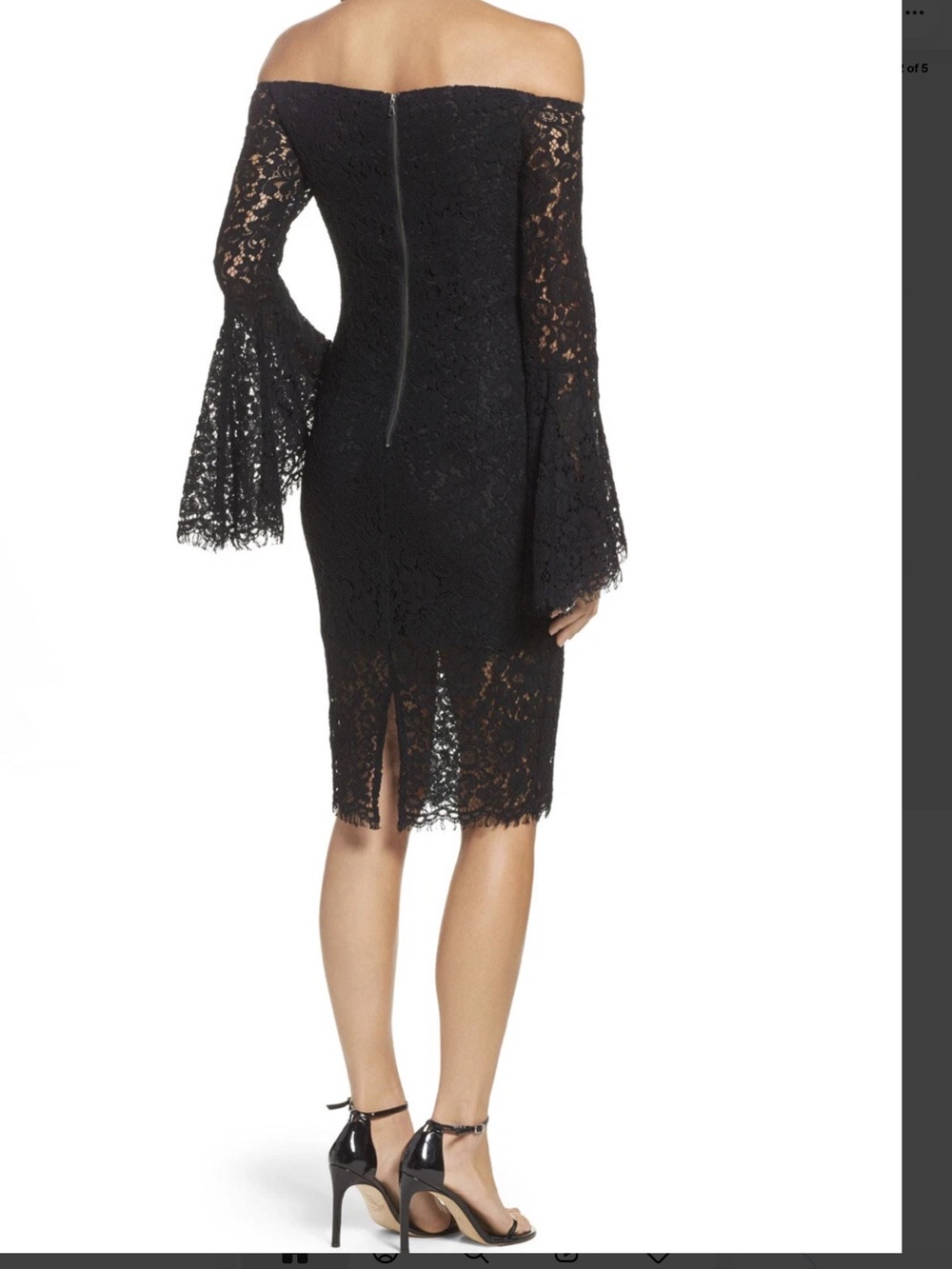 Bardot Solange Off Shoulder Lace Dress - Picture 2 of 14